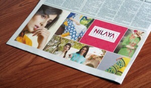 Nilaya Boutique's newspaper ad