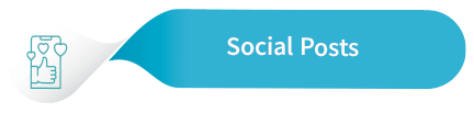 Social media content writing of social posts